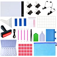 TDCQ 98pcs Kit Herramientas Pintura Diamante 5d-5d Diamond Painting Tools-Diamond Painting Kit Completo-Diamante de…